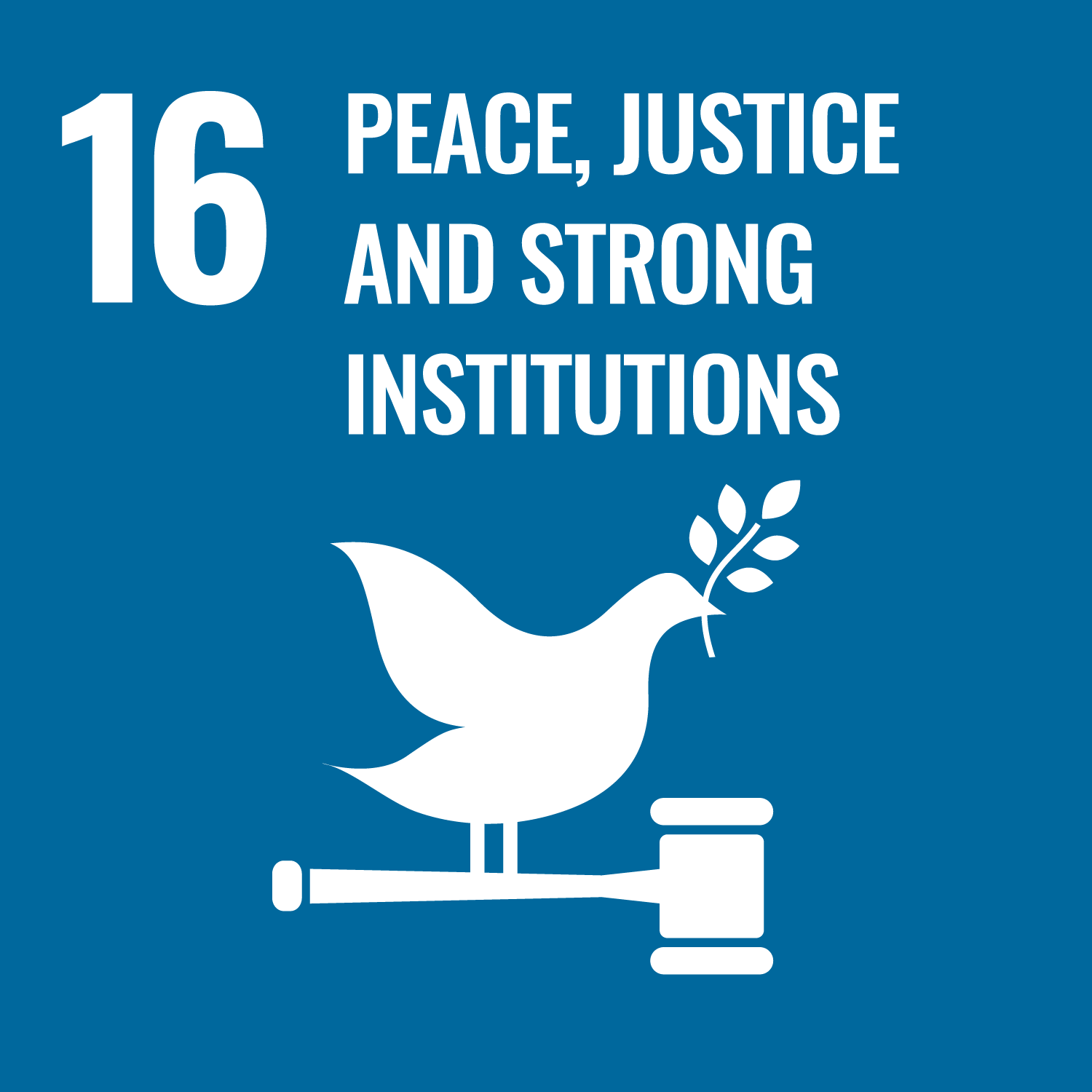 Goal number 16 - Peace, Justice and strong institutions